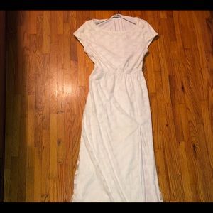 Sabo Skirt White Polka Dot Maxi Dress (Never worn)